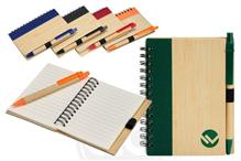 Caderno Bambu com Caneta - G18937