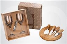 Kit Vinho e Queijo - 10BRCOP6125